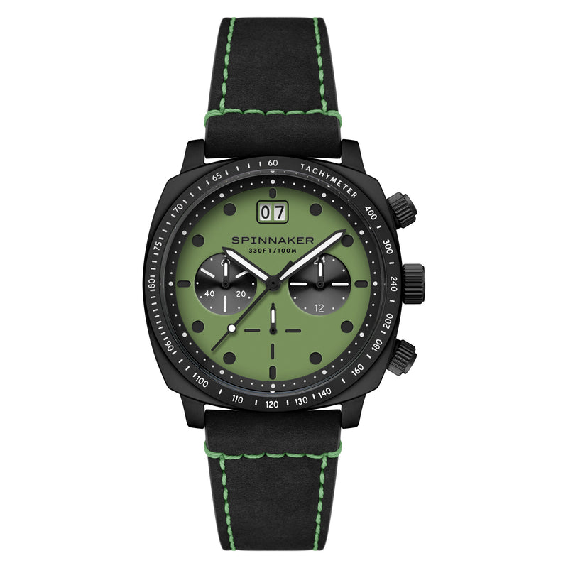 Spinnaker Hull Chronograph Watch | Putting Green
