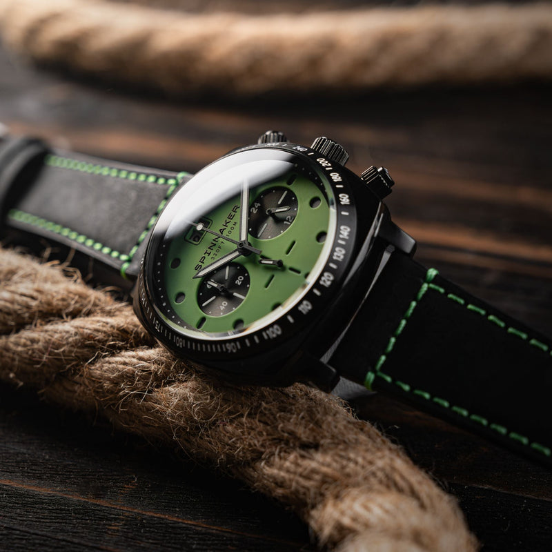 Spinnaker Hull Chronograph Watch | Putting Green