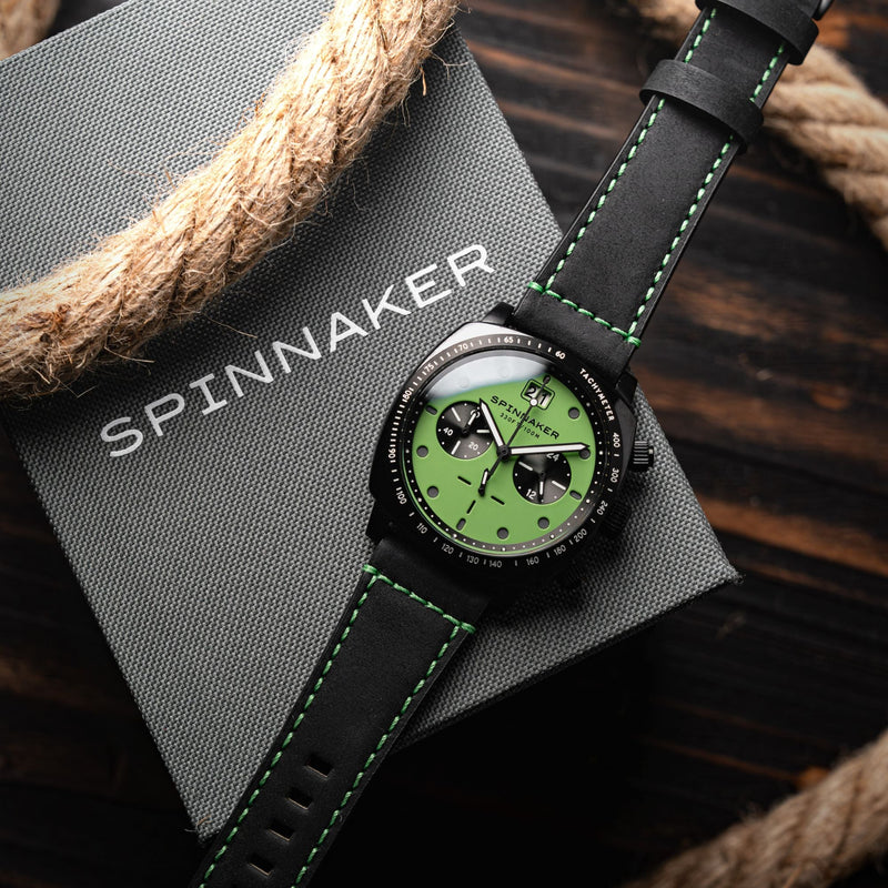 Spinnaker Hull Chronograph Watch | Putting Green