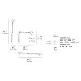 Artemide TOLOMEO MINI LED 10W 30K MP-MV ALUM W/MOTION SENSOR Light