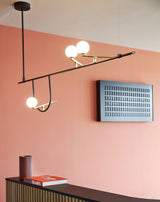 Artemide YANZI SUSP SC1 LED 27W 30K 90CRI DIM 2-WIRE/0-10V BLACK/YELLOW Light