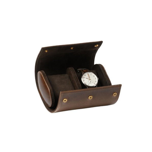 Moore & Giles Travel Watch Case | Brompton Brown