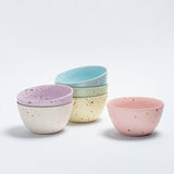 Set of 6 Cereal Bowls 6.3" stoneware ceramic — Party Collection