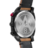 Hawker Hunter Retrograde Chronograph Charcoal Ember Brown