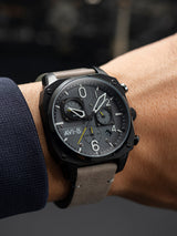 Hawker Hunter Retrograde Chronograph Sea Gray