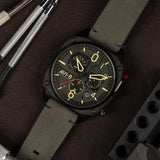 Hawker Hunter Retrograde Chronograph Deep Green Black