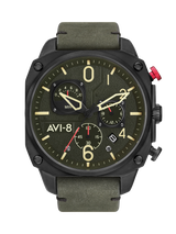 DEEP GREEN BLACK RETROGRADE CHRONOGRAPH 1