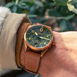 Spitfire Lock Chronograph Bronze Green