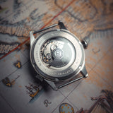 Flyboy Wingman Worldtimer GMT Automatic Atlantic Blue