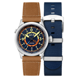 Flyboy Wingman Worldtimer GMT Automatic Atlantic Blue