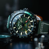 Hawker Hunter Atlas GMT Automatic Amazon Green