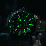 Hawker Hunter Atlas GMT Automatic Amazon Green