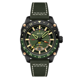 Hawker Hunter Atlas GMT Automatic Amazon Green