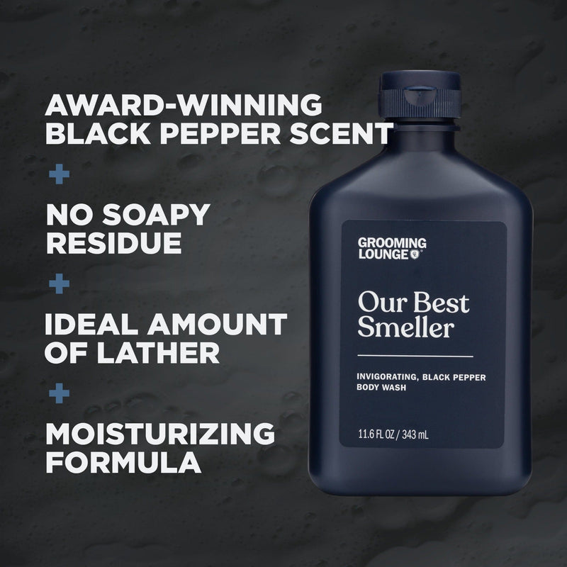 Grooming Lounge Our Best Smeller Body Wash - Black Pepper Body Cleanser by Grooming Lounge