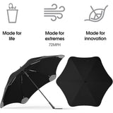 BLUNT Exec Umbrella | Premium Windproof Golf & Full-Length Umbrella (Ink Black)