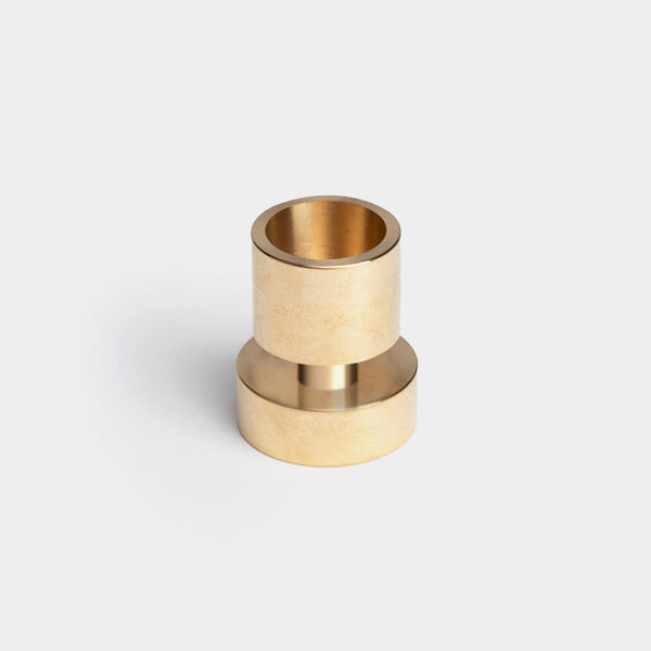 Brass Taper Candle Holder by 54Celsius