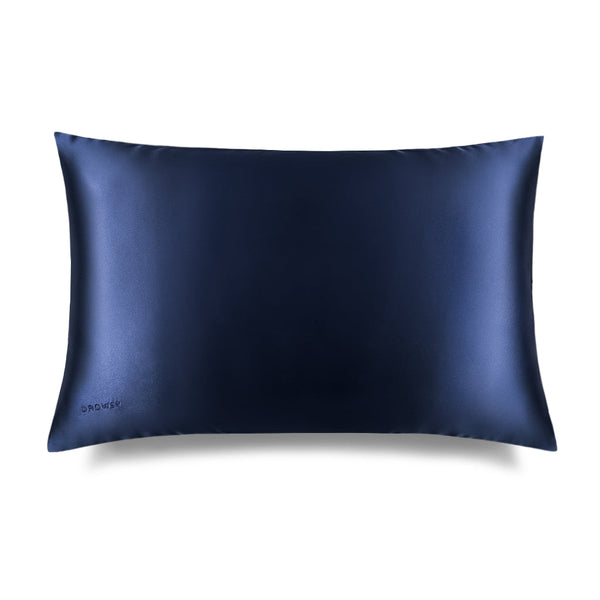 Midnight Blue Silk Pillowcase