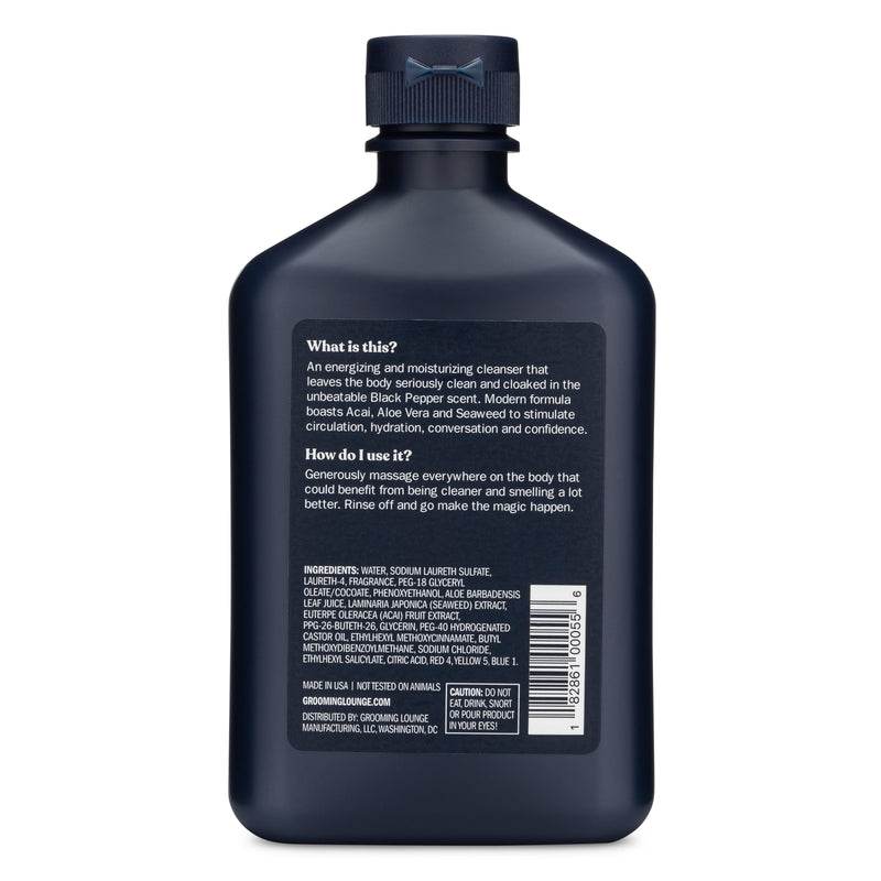 Grooming Lounge Our Best Smeller Body Wash - Black Pepper Body Cleanser by Grooming Lounge