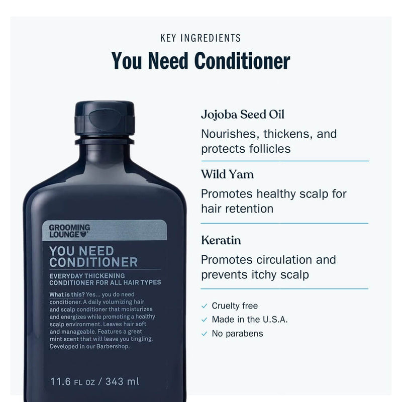 Grooming Lounge You Need Conditioner - Best Hair Conditioner For Men by Grooming Lounge