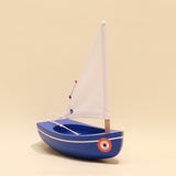 Maison Tirot Handcrafted Wooden Toy Boat - Le Bâchi
