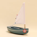 Maison Tirot Handcrafted Wooden Toy Boat - Le Bâchi