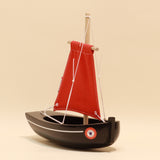 Maison Tirot Handcrafted Wooden Toy Boat - Le Misainier (Black)