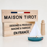 Maison Tirot Handcrafted Wooden Toy Boat - Le Sloop
