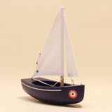 Maison Tirot Handcrafted Wooden Toy Boat - Le Sloop