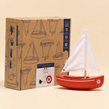 Maison Tirot Handcrafted Wooden Toy Boat - Le Sloop