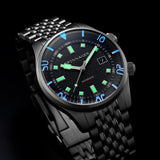 Bradner Automatic Petrol Black