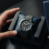 Bradner Automatic Petrol Black