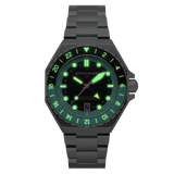 Dumas GMT Automatic Dark Turquoise