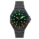 Dumas GMT Automatic Cobalt Crimson