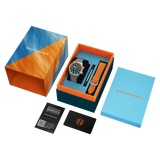 Bradner GMT Automatic Orange Blue