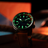 Bradner GMT Automatic Orange Blue