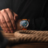 Bradner GMT Automatic Orange Blue