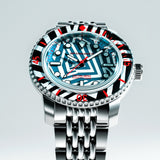 Fleuss 40 Automatic Razzle Dazzle Limited Edition Noir Illumination