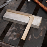 Makers Cabinet Stria Folding Brass Ruler