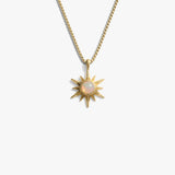 Opal Sun Necklace