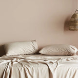 Sand | Signature Sateen Pillowcase Set Made With 100% Organic Bamboo #Color_sand