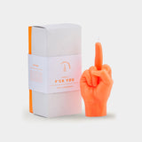CandleHand "F*ck You" Candle - Neon Orange by 54Celsius