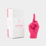 CandleHand "F*ck You" Candle - Pink by 54Celsius