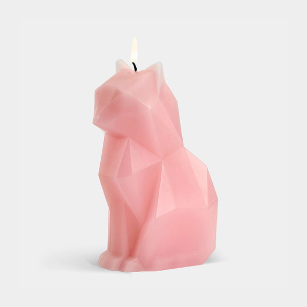 PyroPet Kisa Cat Candle - Light Pink by 54Celsius