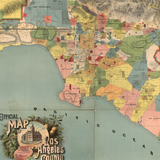 Los Angeles Vintage Map