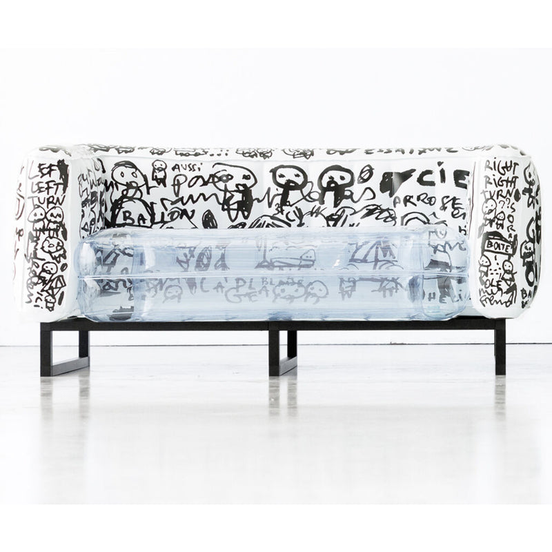 Mojow Furniture Yomi Nep Sofa Limited Series | Black on White