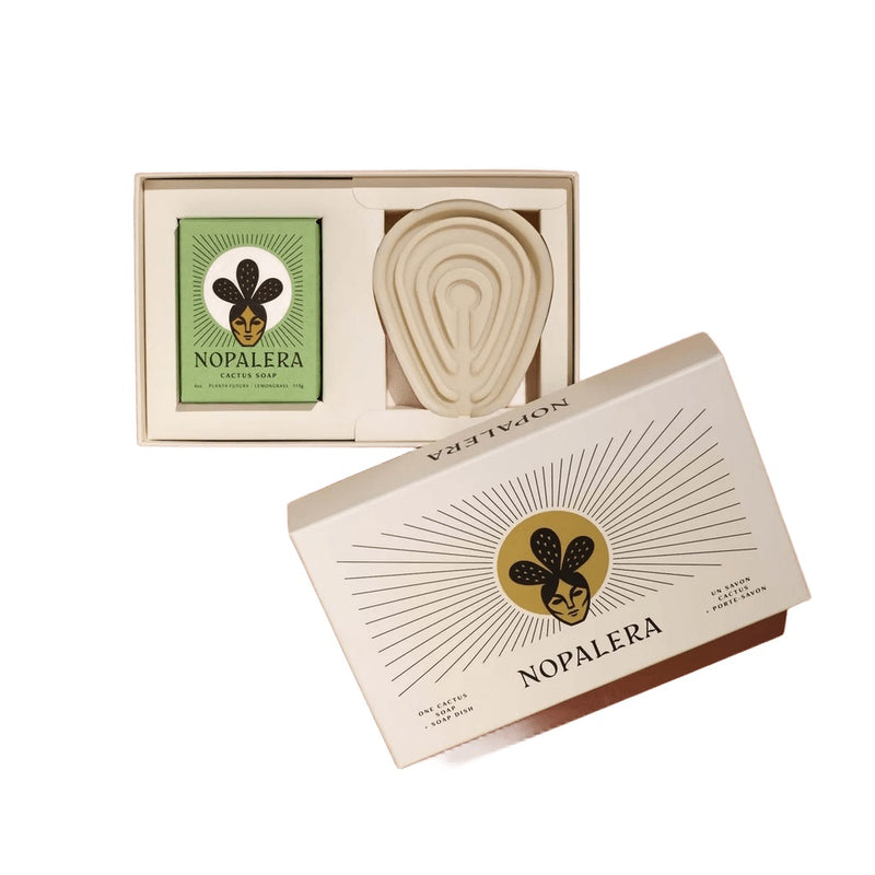 Nopalera Bar Soap & Dish Gift Set