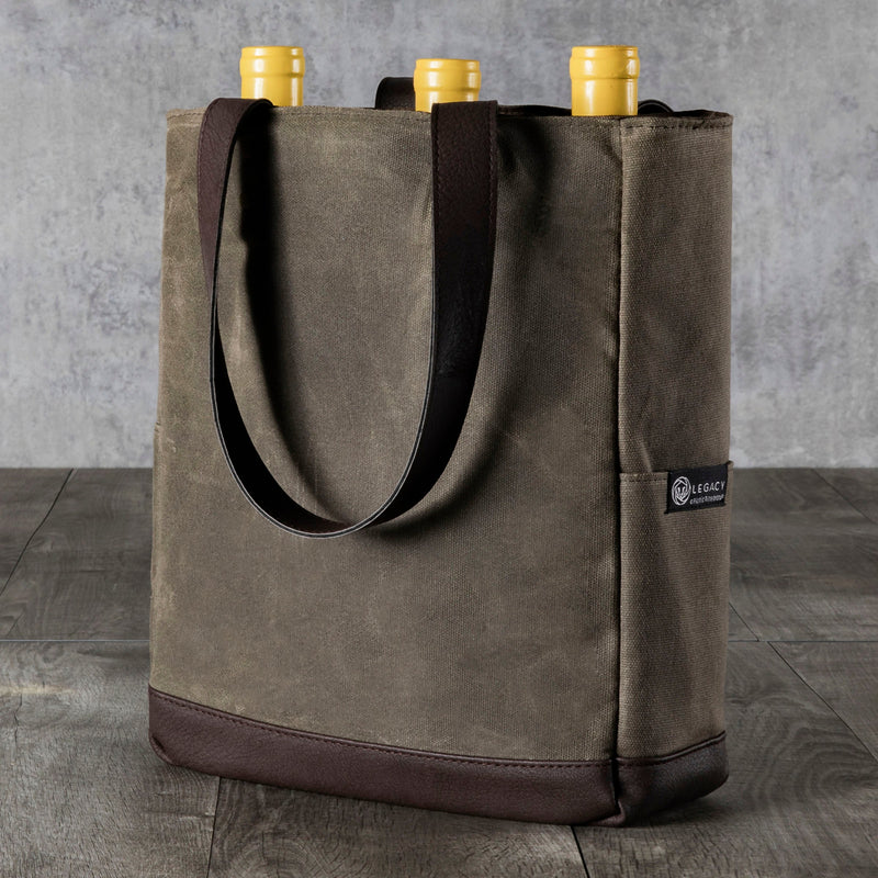 3 Bottle Insulated Wine Cooler Bag by Picnic Time Family of Brands