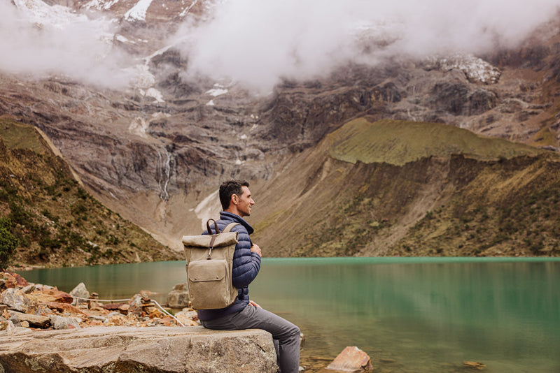 Carmel Roll Top Picnic Backpack Cooler by Picnic Time Family of Brands