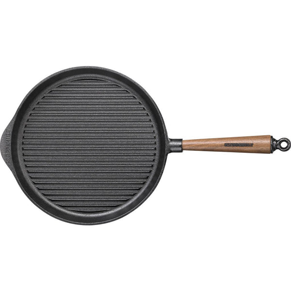 Skeppshult Cast Iron Grill Pan | Walnut Handle SK-0028V