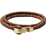 Miansai Matte Gold Plated Ipsum Wrap Bracelet | Sahara- 101-0081-022